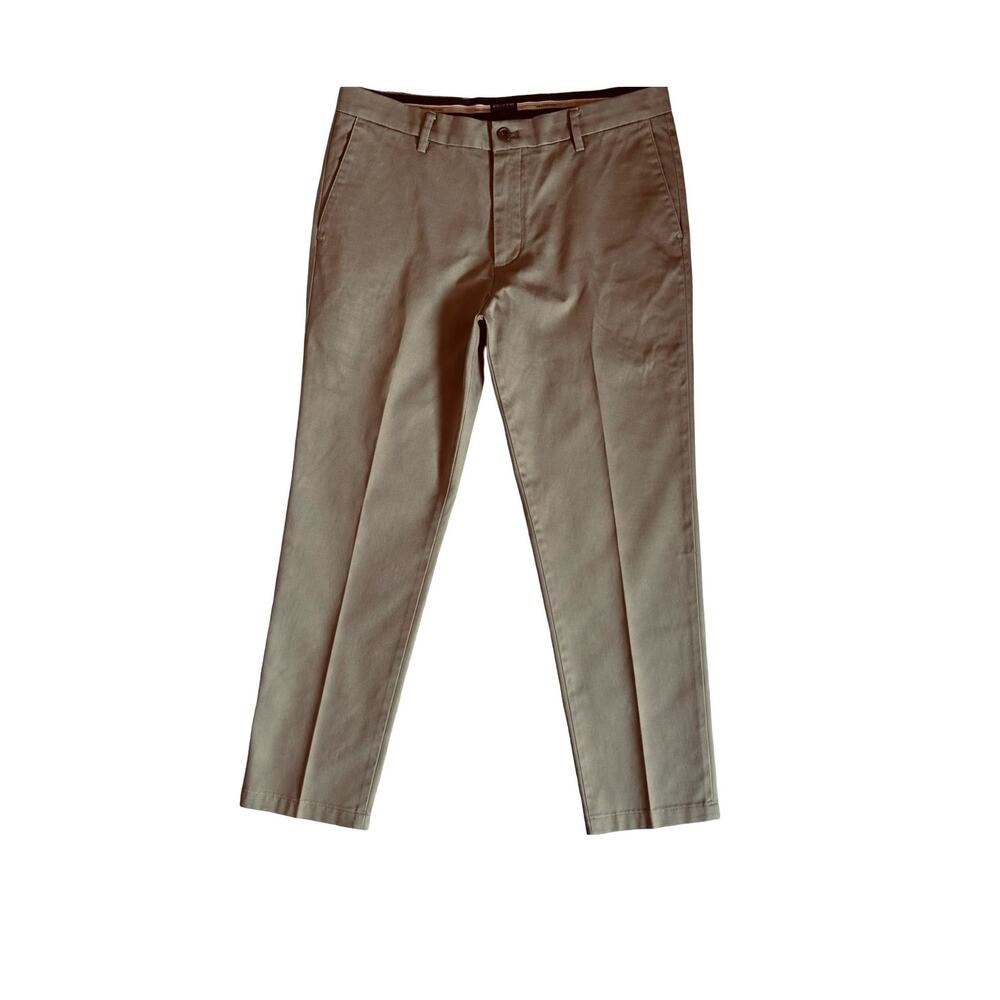 Dockers Pants Mens Size 36 Khaki Chino Trouser Straight Leg Smart Casual Luxury